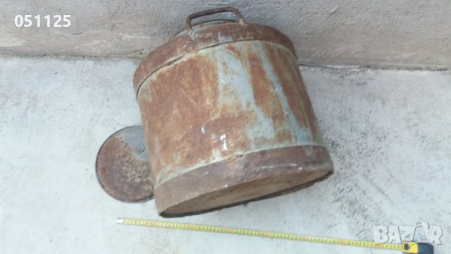 масивен голям метален гюм за мляко и др. 40 литра, снимка 14 - Антикварни и старинни предмети - 38211622