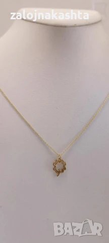 Ново Златно колие-1,51гр/14кр, снимка 2 - Колиета, медальони, синджири - 51329398