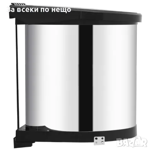 Кухненски вграден кош, неръждаема стомана, 12 л Код P10