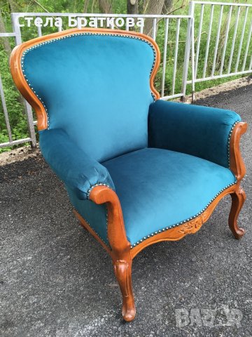 Ретро кресло / претапицирано , снимка 2 - Столове - 36620775