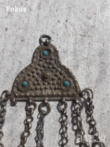 Стара трепка накит забодка носия етнография, снимка 3 - Антикварни и старинни предмети - 53333811