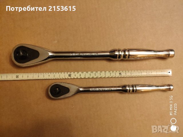 Halfords Advanced 2броя 100зъба 3/8 и 1/2 качествени тресчотки, снимка 4 - Други инструменти - 51190105