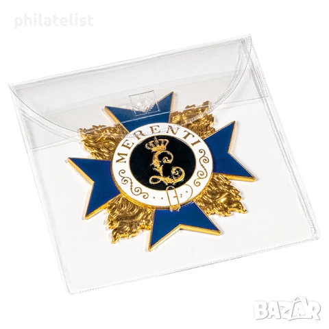 Leuchtturm - прозрачни опаковки за медали, ордени и отличия до 90 мм , 50 броя