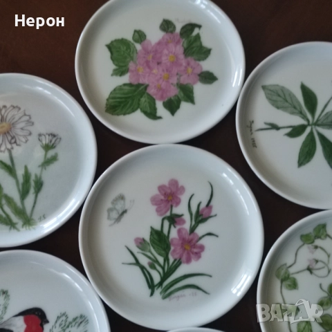 Порцеланови поставки за чаши, снимка 7 - Декорация за дома - 52499793