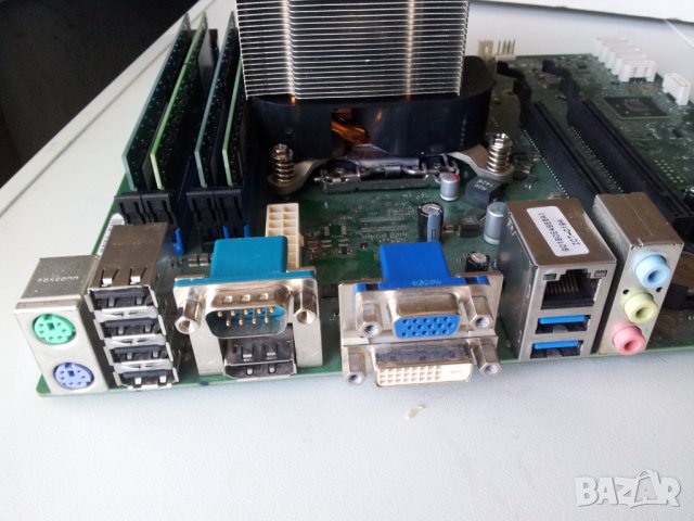 Марково дъно FUJITSU Q87+процесор i34130+охладител+памеt 8gb LGA1150  , снимка 2 - Дънни платки - 43199161