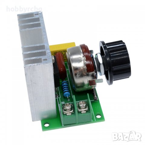 Фазов регулатор на мощност до 3800W, 220V, Димер, Регулатор на обороти, снимка 3 - Друга електроника - 39788869
