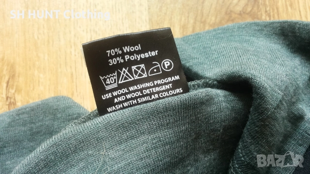 Pirre Robert Thermo Underwear 70% Merino Wool размер M / L термо блуза 70% Мерино вълна - 1562, снимка 9 - Екипировка - 52587141