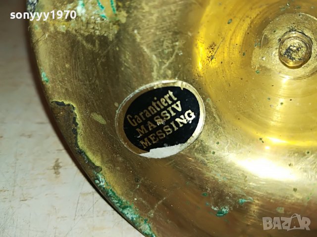 ✅MASSIV MESSING-КРЪСТ МЕД/МЕСИНГ-ВНОС SWISS 091022, снимка 15 - Антикварни и старинни предмети - 38271745