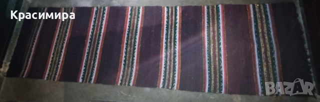 Автентични битови ръчно тъкани старинни български черги, снимка 9 - Декорация за дома - 53004258