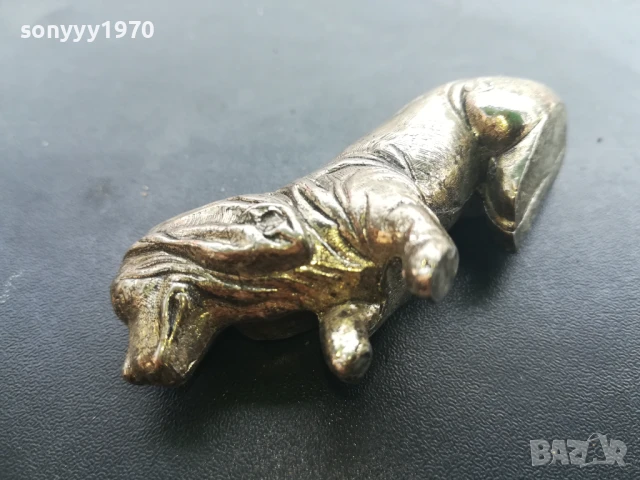 кученце-метална фигурка за колекция 0706251809, снимка 2 - Колекции - 50585313