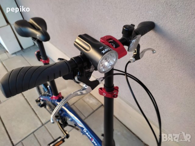 Продавам колела внос от Германия алуминиев тройно сгъваем велосипед DAHON EEZZ D3, снимка 4 - Велосипеди - 35230675