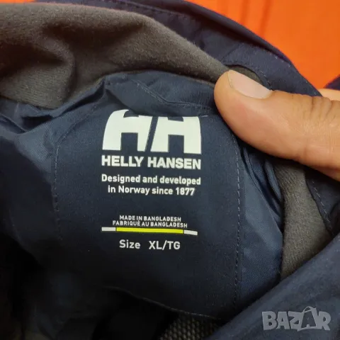 Helly Hansen ветроходно яке Hp Racing Wind тъмно синьо размер ХЛ, снимка 8 - Якета - 47413864