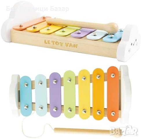 Нова Цветна Дървена Музикална Играчка за Деца 18+ Месеца - Образователна, снимка 1 - Музикални играчки - 43381360