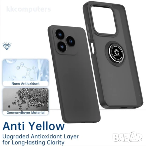 ZTE Blade V60 Smart / Blade A75 5G Удароустойчив Ring Holder Калъф и Протектор, снимка 4 - Калъфи, кейсове - 51182005