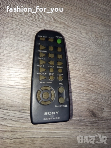 Дистанционно управление Sony RM-SD70, снимка 2 - Аудиосистеми - 51516592
