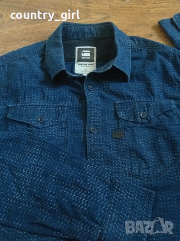 G-Star Raw - Mens Tacoma Long Sleeve Shirt - страхотна мъжка риза, снимка 7 - Ризи - 28801268
