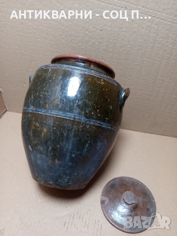 Стара Ръчно Изработена Глинена Делва., снимка 6 - Антикварни и старинни предмети - 51359924