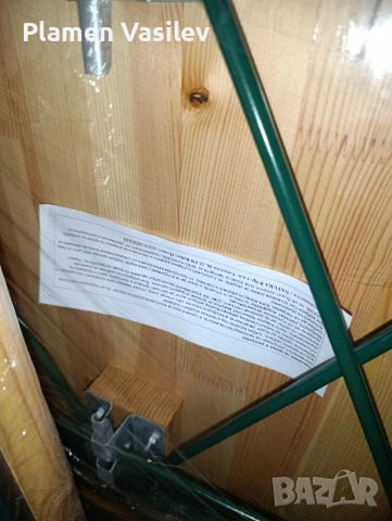 Маса с пейки сгъваеми (бирен сет)