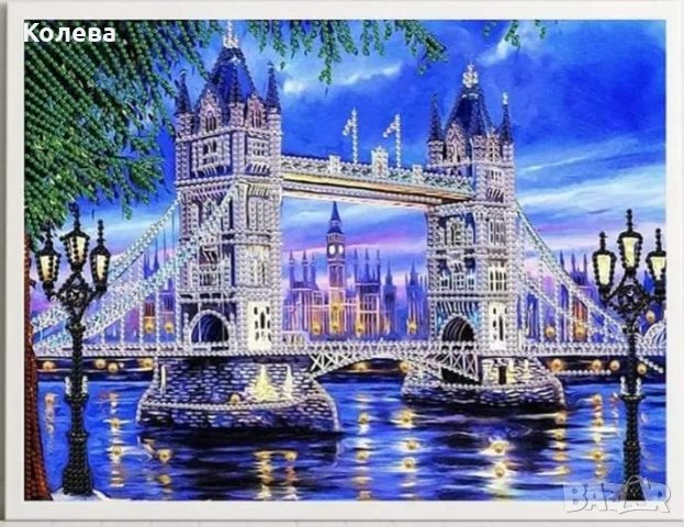 Диамантен гоблен "Тауър Бридж"