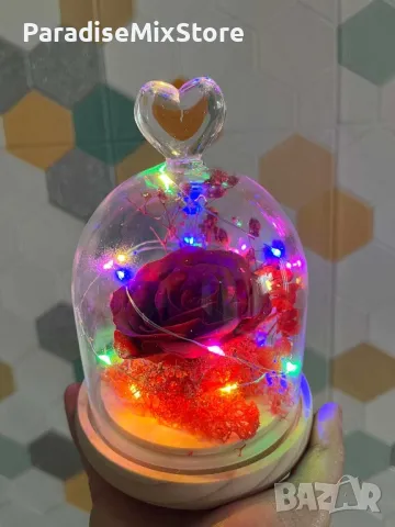 Роза в стъкленица подходяща за всяка дама, снимка 3 - Подаръци за жени - 49510460