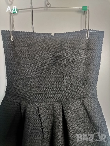 Страхотна черна къса рокля, снимка 2 - Рокли - 52446289