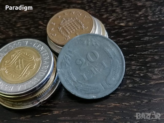 Монета - Румъния - 20 леи | 1942г.