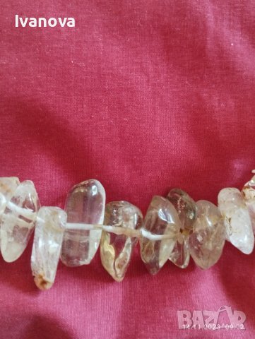 Продавам висок клас колие от цитрин, снимка 3 - Колиета, медальони, синджири - 42983397