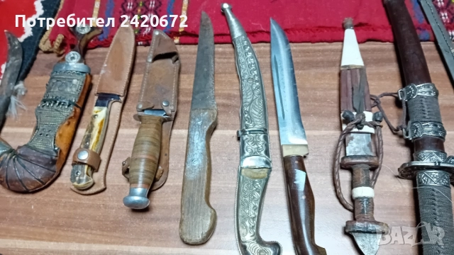ловни,ковани ками ,ханджари,кумая,ножове, снимка 13 - Антикварни и старинни предмети - 52070906
