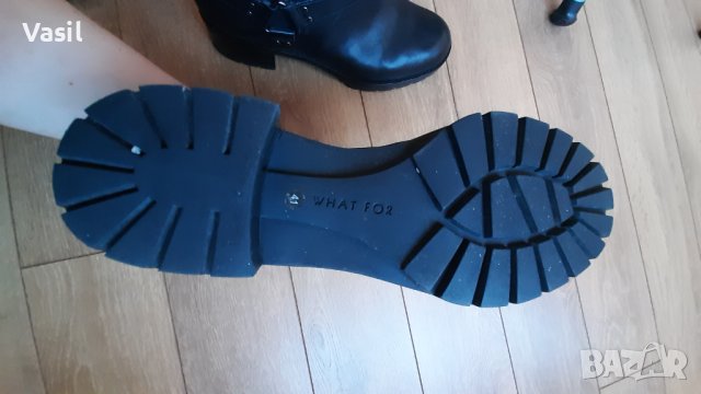 Боти What for 41 р-р, ест.кожа, снимка 6 - Дамски боти - 43879975