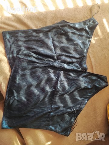 M и Л размер марков бляскав топ с пайети , снимка 2 - Корсети, бюстиета, топове - 43501119