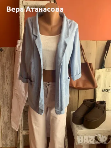 🩵🩵🩵 Блейзър в светлосин цвят💙 л/хл, снимка 1