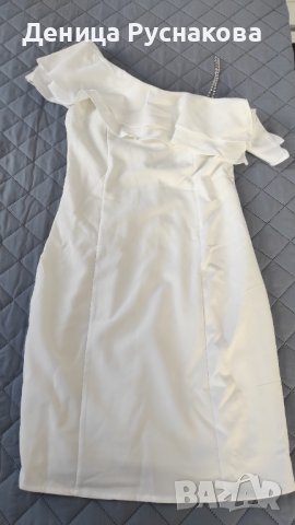 Бяла официална рокля , снимка 1 - Рокли - 40205065