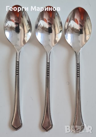 Посребрени лъжици за кафе, СССР, Естония, снимка 7 - Прибори за хранене, готвене и сервиране - 43906015