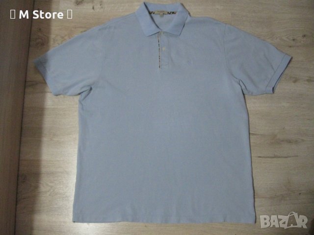 Burberry оригинална мъжка тениска с яка, блуза, риза, снимка 1 - Тениски - 33384588