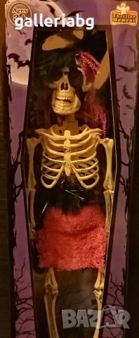 45см! Кукла, фигура на женски скелет Хелоуин (Halloween)