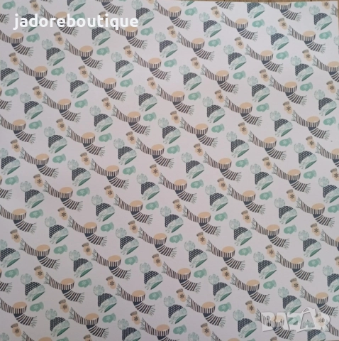 Дизайнерска хартия Let it snow 30x30 см, снимка 5 - Други - 52301473