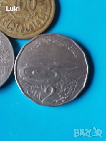 Лот  монети от Тунис , снимка 3 - Нумизматика и бонистика - 43252832