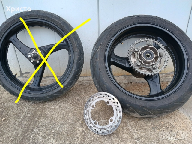 Хонда Хорнет на части , снимка 6 - Мотоциклети и мототехника - 49810772