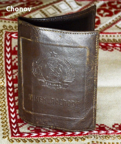 Стар кожен калъф Личен паспорт, снимка 6 - Антикварни и старинни предмети - 52975764