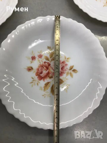 Чинии - Френски аркопал, снимка 4 - Чинии - 47551832