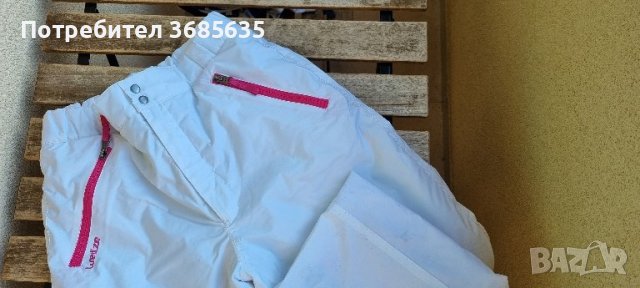 Детски ски панталон бял - за момиче, WEDZE, снимка 2 - Детски панталони и дънки - 43937307