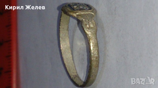 Старинен пръстен сачан над стогодишен - 67191, снимка 3 - Антикварни и старинни предмети - 29013475