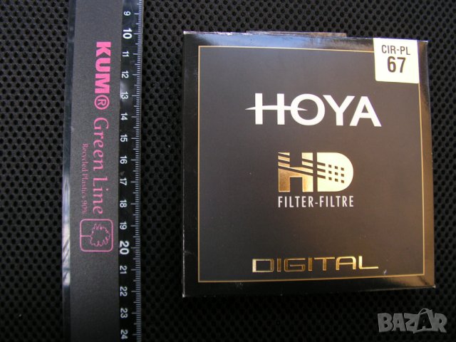 Кръгъл поляризационен филтър HOYA DIGITAl CIR-PL HD 67mm, снимка 2 - Обективи и филтри - 43352586
