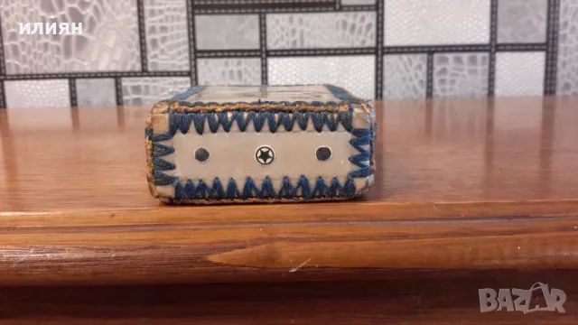 Стара калъфка за карти , снимка 5 - Антикварни и старинни предмети - 48001162