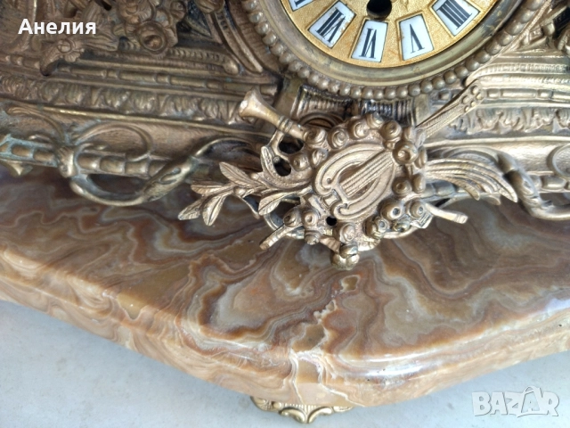 Античен настолен часовник , снимка 5 - Антикварни и старинни предмети - 51675076