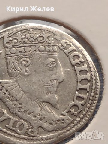 Сребърна монета 3 гроша 1596г. Сигизмунд трети ПОЛША 28453, снимка 5 - Нумизматика и бонистика - 42999849