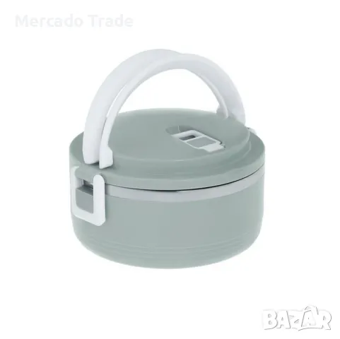 Термокутия за храна Mercado Trade, Кръгла, 500мл., Сив, снимка 2 - Кутии за храна - 47840293