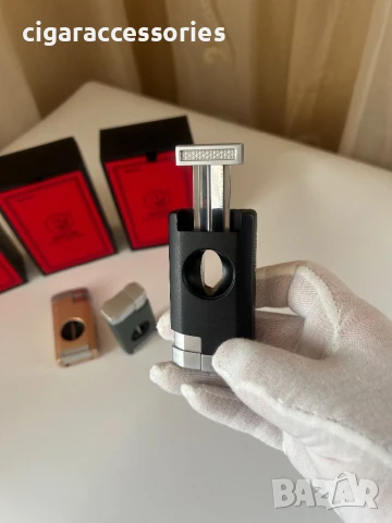 Луксозна запалка с резачка за пури Guevara – 3 цвята, снимка 6 - Запалки - 50644652