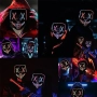 Нова LED Purge маска с 3 светлинни режима за Хелоуин парти cosplay и фестивали, снимка 5