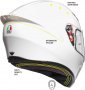 Каска за мотор AGV Unisex K1, размер ML (58см), снимка 4